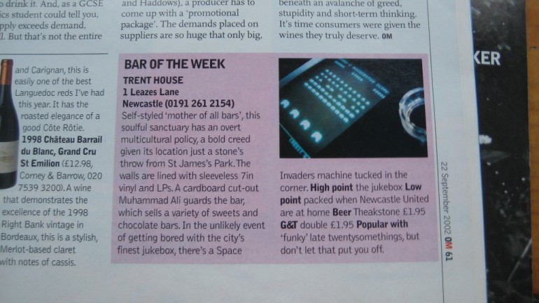 Observer Bar of Week review
